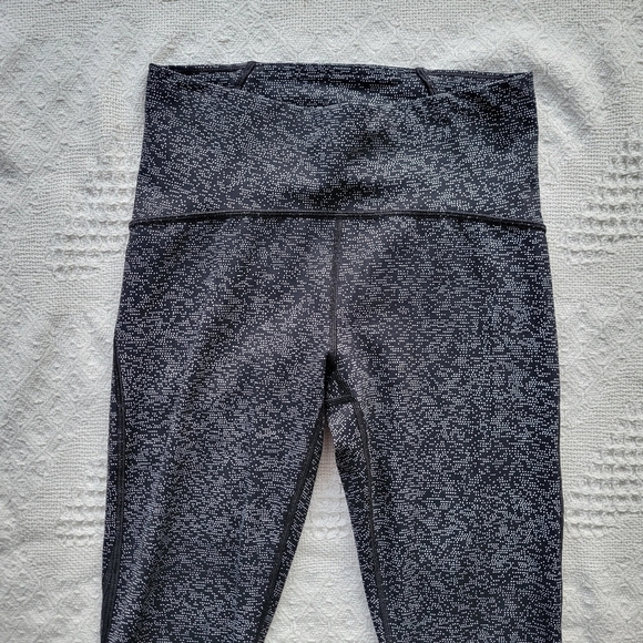 Lululemon Train Times Athletic Mesh Performance Gym Leggings 7/8 Pant (25" ) - Picture 4 of 11